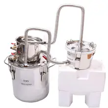 NEW 3 Pots DIY 2 Gal 10 L Home Alcohol Stainless Moonshine Still Water Distiller Boiler Spirits Keg Wine Making Kit