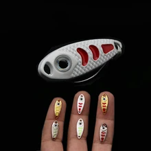 2 Unids 1.5g 3g 5g Loong Escala de Pesca Cuchara de Metal Señuelo Cuchara Paillette Lentejuelas Cebos Duros