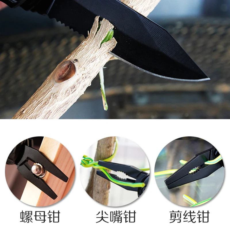 KALAIDUN Multifunction Pliers Folding Knife Wrench Screwdriver With Torx Bit Set EDC Tools Outdoor Survival Camping  Hand Tool11