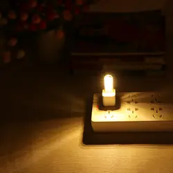 1 шт. Портативный Mini-USB Мощность 3 светодио дный Ночной свет лампы теплый/чистый белый свет для Мощность Bank компьютер ноутбук 5 В