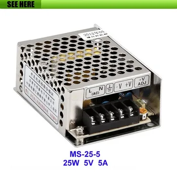 

Single Output Switching power supply 5V 5A 25W Transformer AC 100-240V