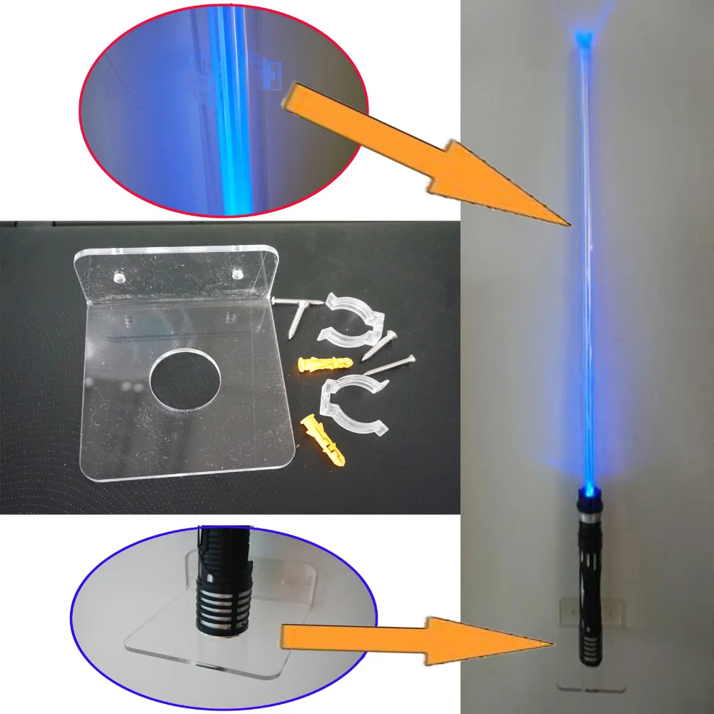 Световой меч Вертикальная настенная стойка/держатель Звездных Войн/держатель светового меча/настенное крепление