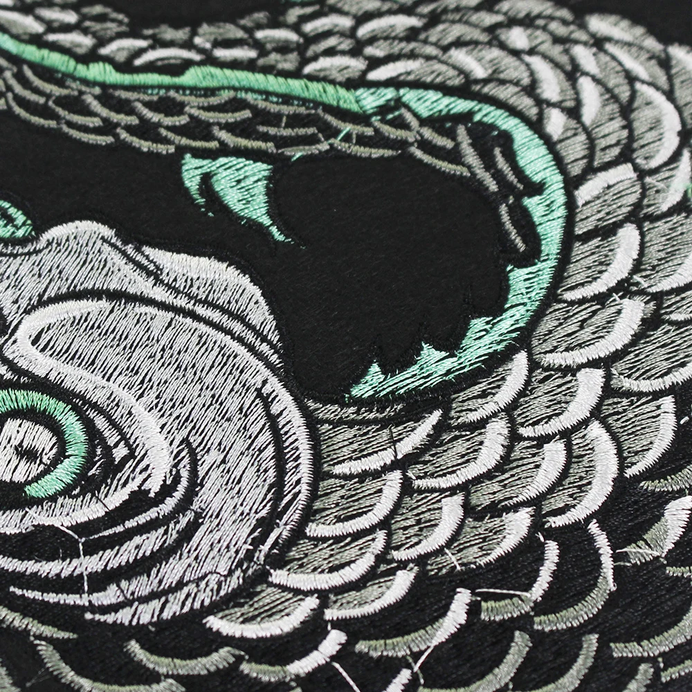 Вышивка Крылья Ангела наплавляемое железо на рыбы нашивки эмблема на ткани для футболки сумка DIY куртка панка джинсы ремесло TH1736