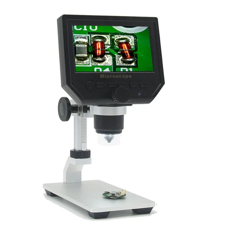 1 шт. Портативный 600X3,6 MP, цифровой микроскоп 4," lcd электронный HD видео микроскопы USB эндоскопическая увеличительная камера Al-alloy