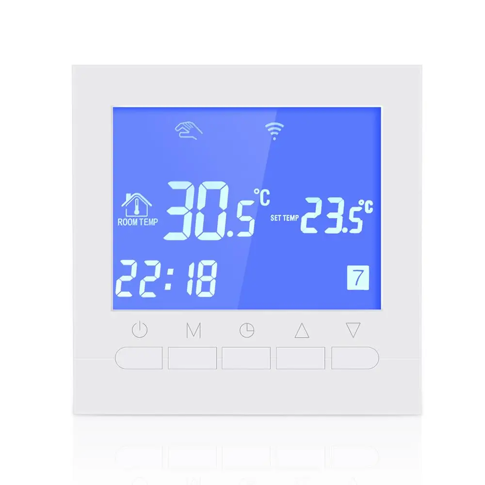 

Wifi Thermostat Programmable Water Floor Heating Thermostat LCD Display Smart WIFI Controller Plumbing AC200-240V