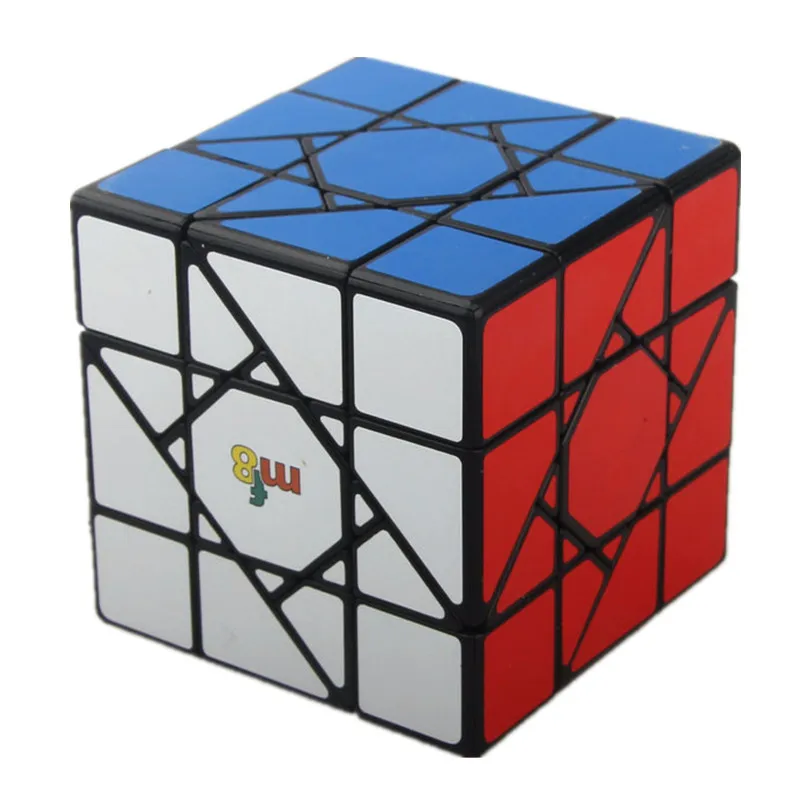 

MF8 Sun Cube 66mm Brain Teaser Legend 3x3x3 Magic Cube Puzzle Toy - Colorful / Black
