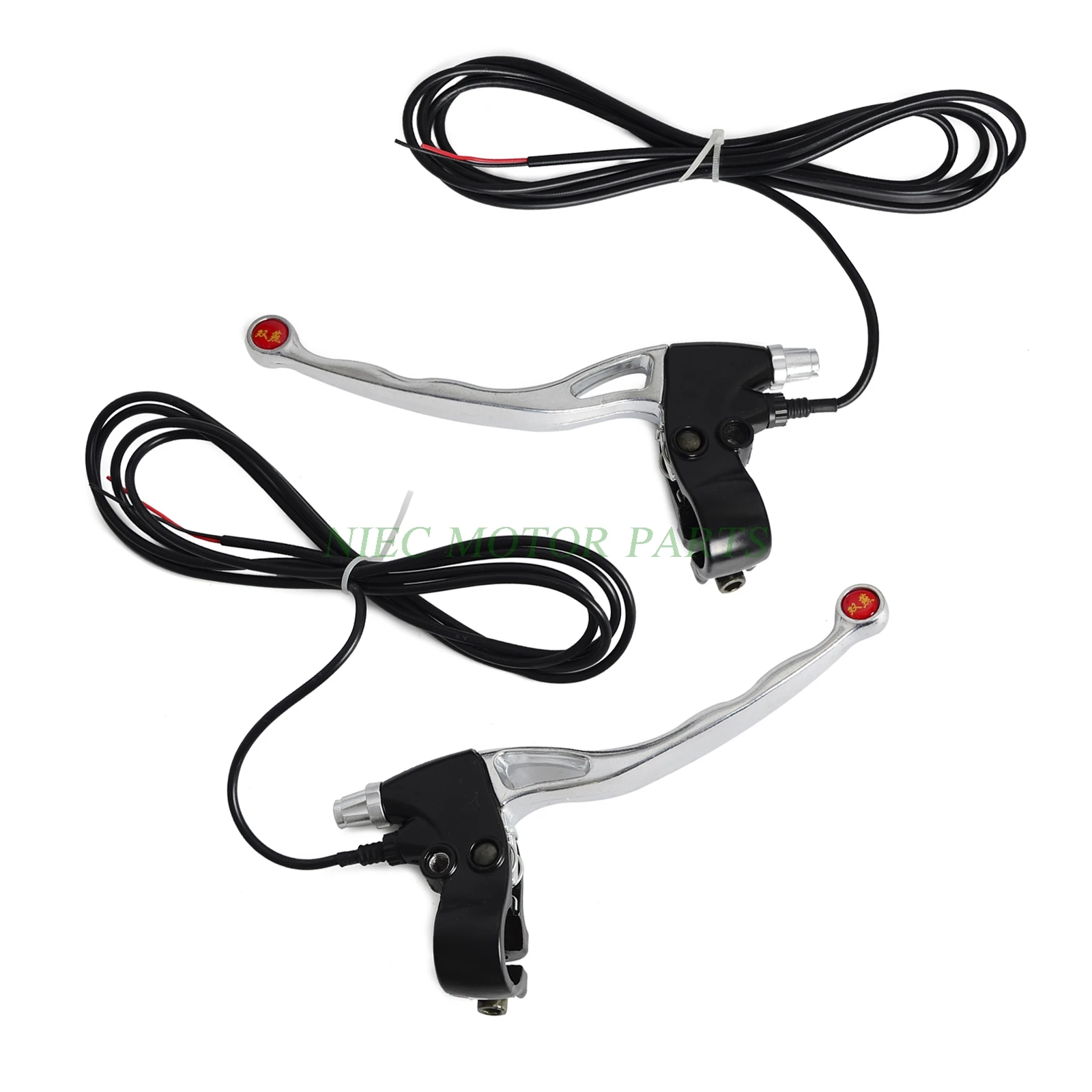 Aluminium 1 pair Brake Lever For Electric Bike Scooterin Levers, Ropes