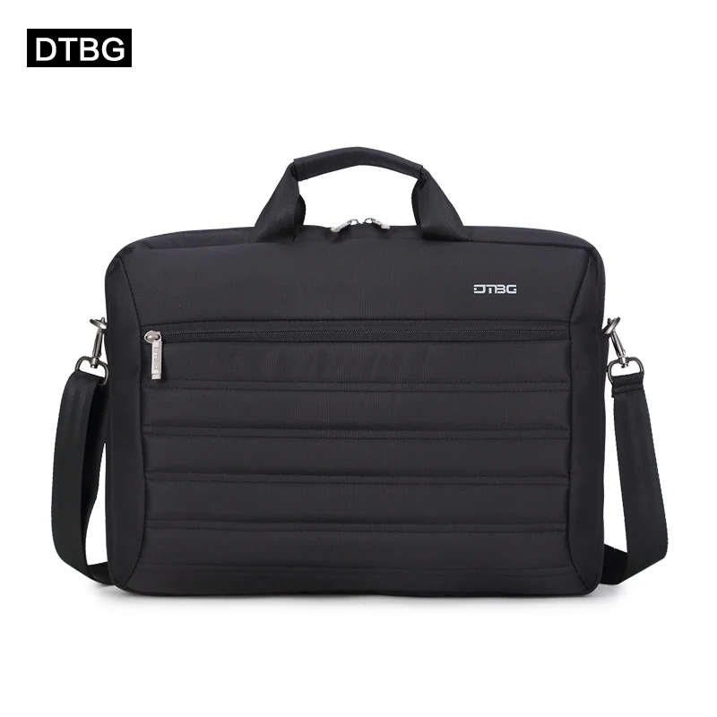 

DTBG 15.6" Laptop Briefcase for Men Black Nylon Waterproof Office Bag Business Handbag Large Capacity Notebook Bolsa Masculina