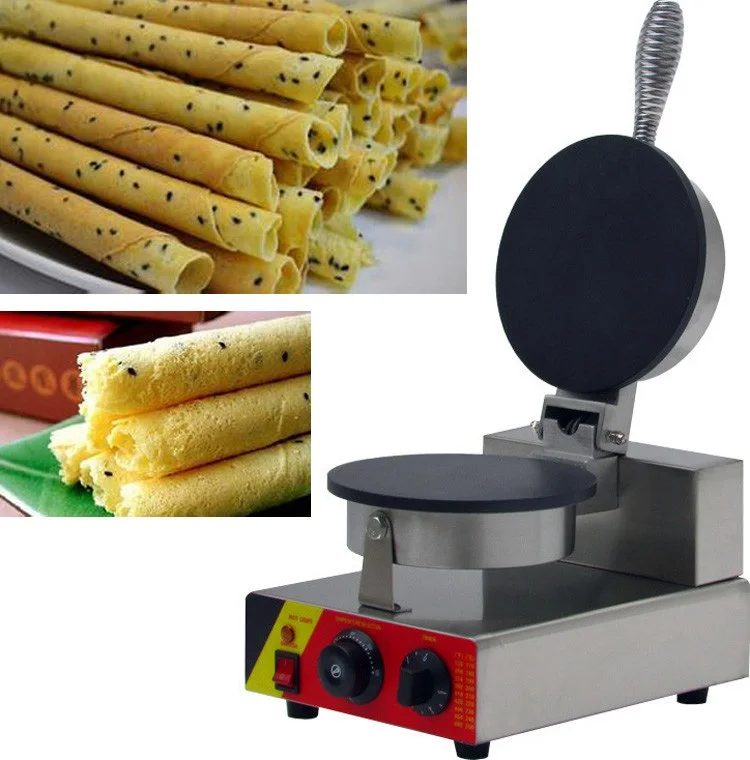 

Egg roll waffle maker machine; Commercial use egg roll machine