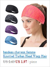 Turbante feminino, яркие цвета, широкая повязка для йоги, эластичная повязка для головы, эластичные резинки для волос, тюрбан, женские повязки на голову, аксессуары для волос