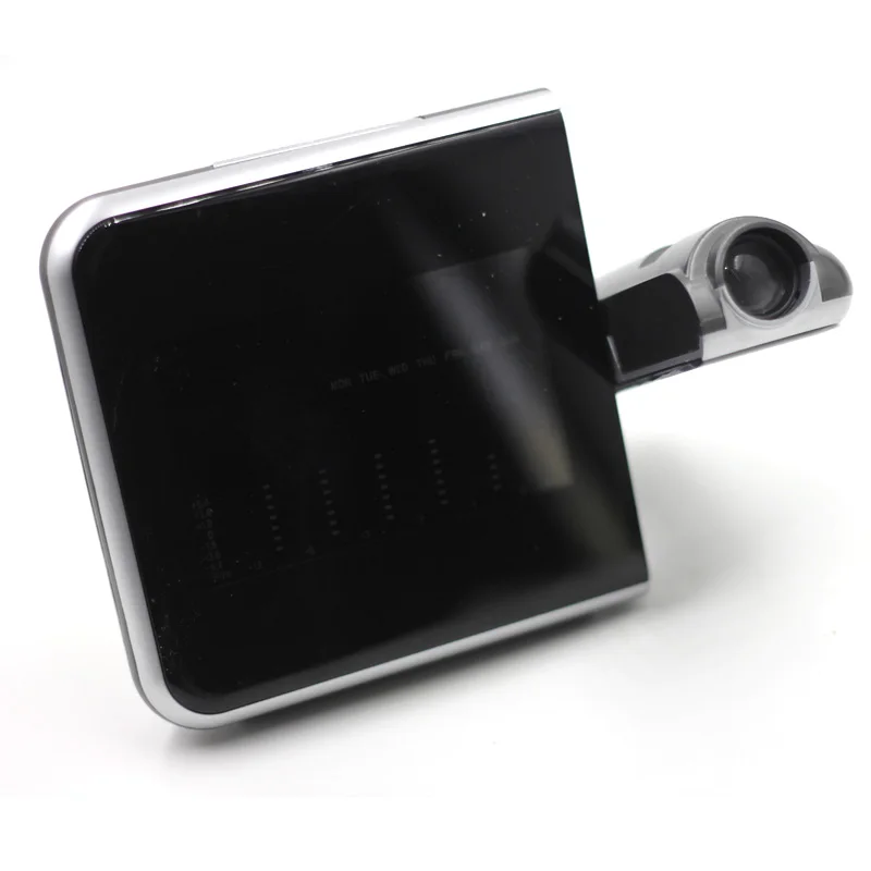 

Newest High Standard 180 Degree Rotatable Digital LED Alarm Time Dual Laser Wall Projector Projection Temperature Humidity