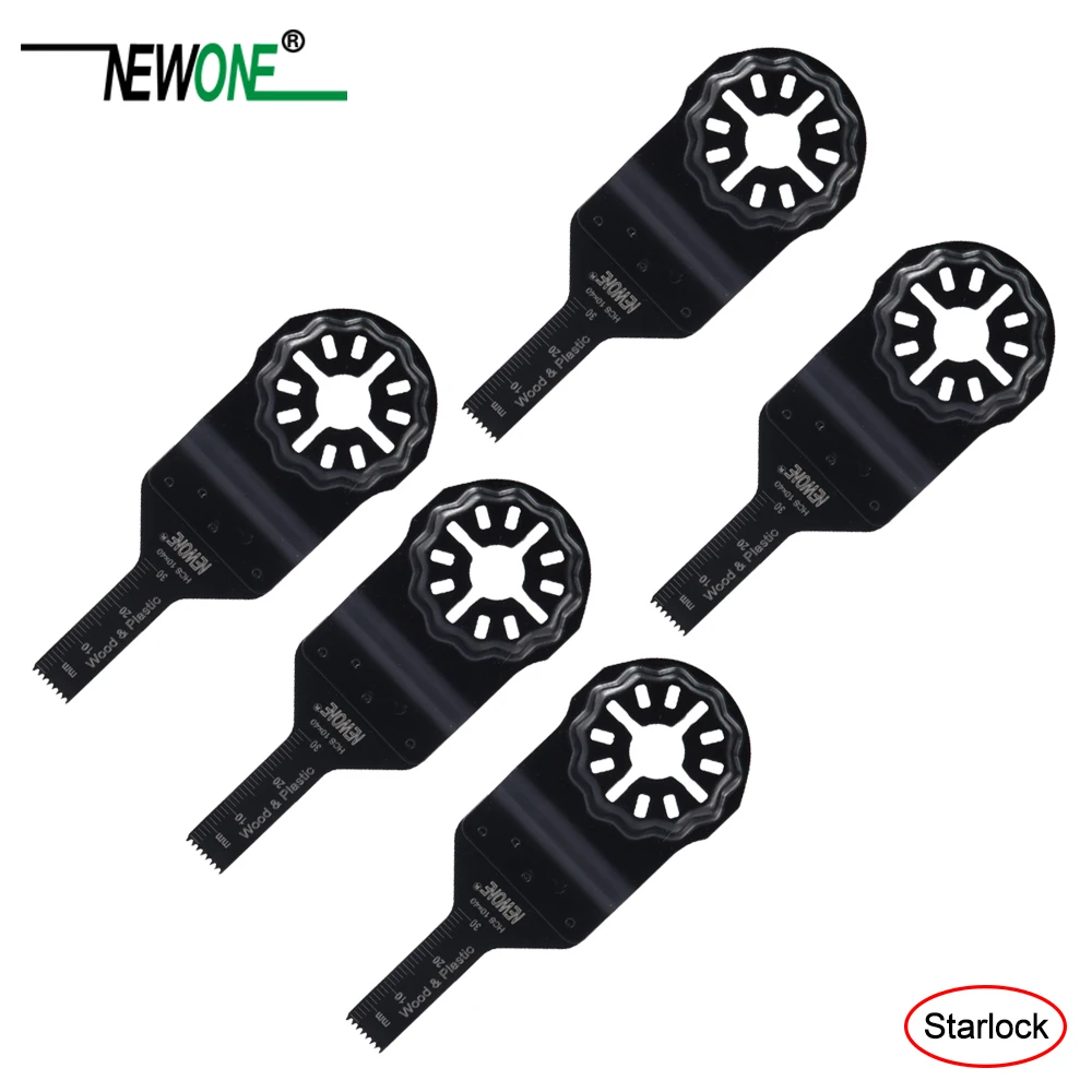 NEWONE oscillating tool accessories 10mm Starlock HCS saw blades for Fein Bosch Wood Cutting Kit multitool