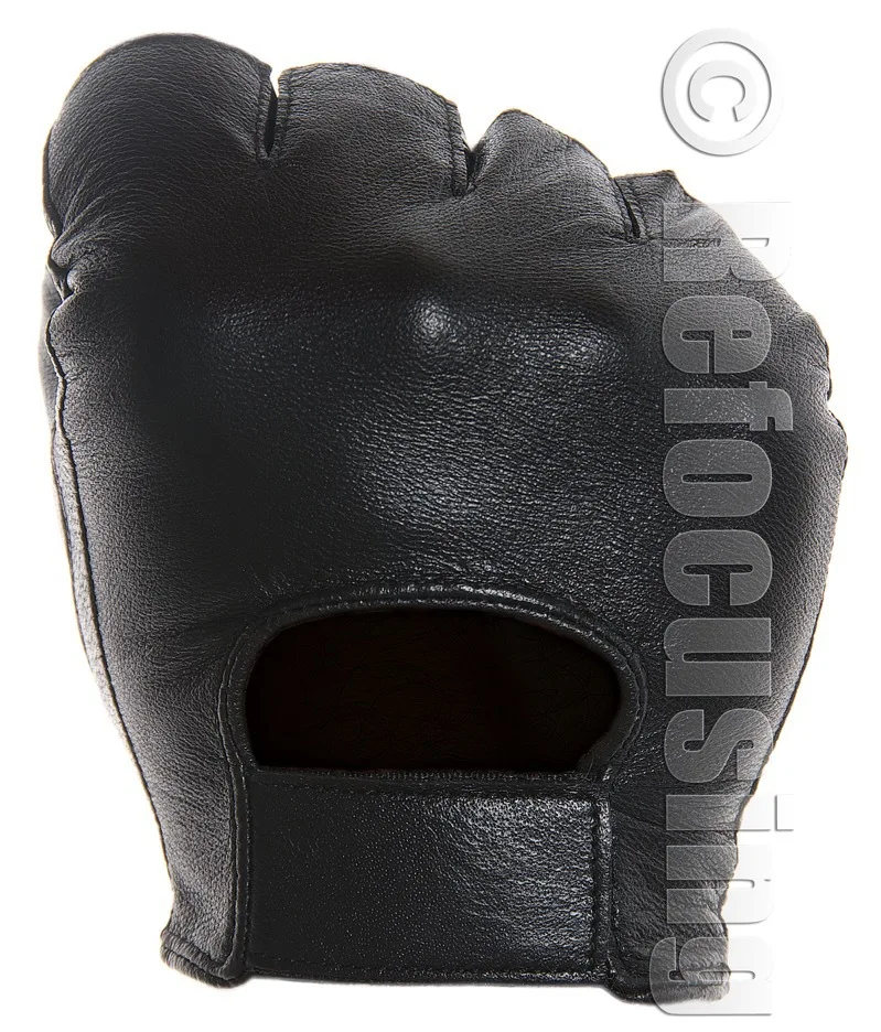 

BASIC BLACK LEATHER FINGERLESS DRIVING GLOVES