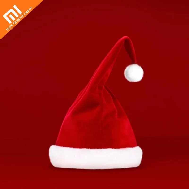 Xiaomi Mijia LF Рождественская танцевальная Шляпа Санты электрическая Пение Плюшевая мягкая шапка регулируемый размер шляпа для рождественской вечеринки подарок Горячая Распродажа