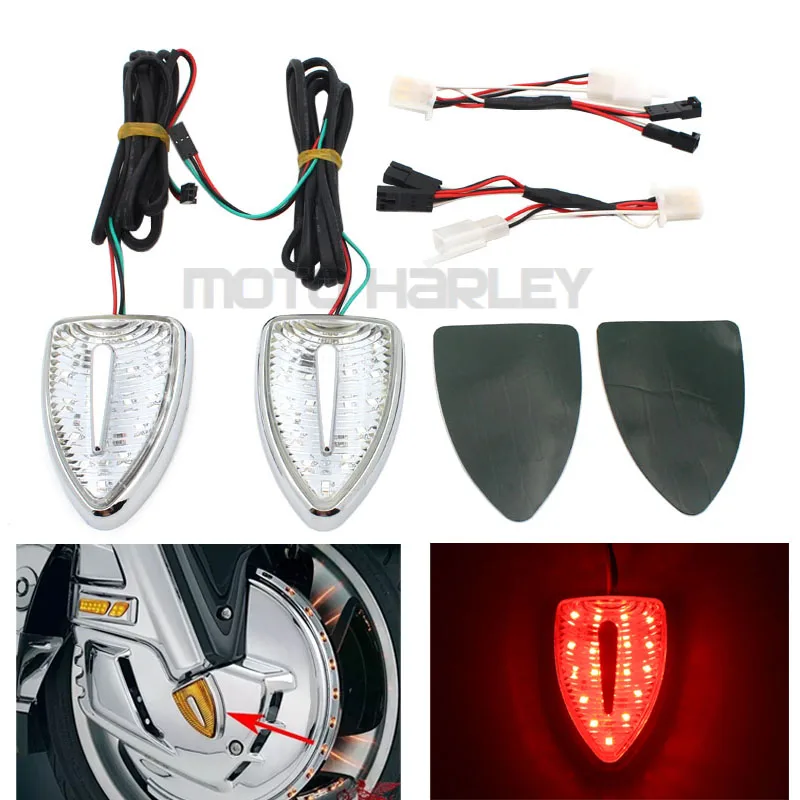Sinal de Volta Case para Honda Motocicleta Aero Cabeça Marcador Vermelho Luzes Indicadoras Goldwing Gl1800 gl 1800 F6b Airbag 2020-2020 2 gl1800 gl 1800 f6b airbag 2012-2017