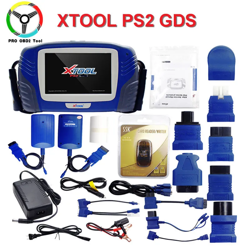 

DHL Free Original XTOOL PS2 GDS Scanner Gasoline Version PS2 GDS Car Diagnostic Tool X TOOL PS2 Programmer Free Update Online