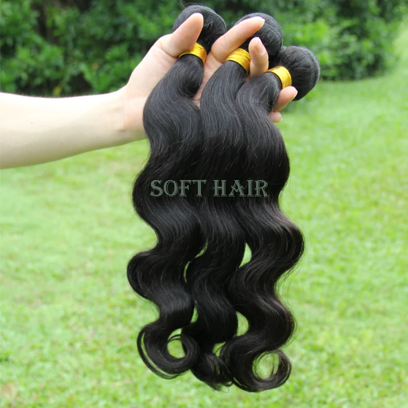 6A Unprocessed Malaysian virgin hair body wave Human Hair Extension 3 Bundles Maylasian Body Wave Cheap Malaysian Hair Weave