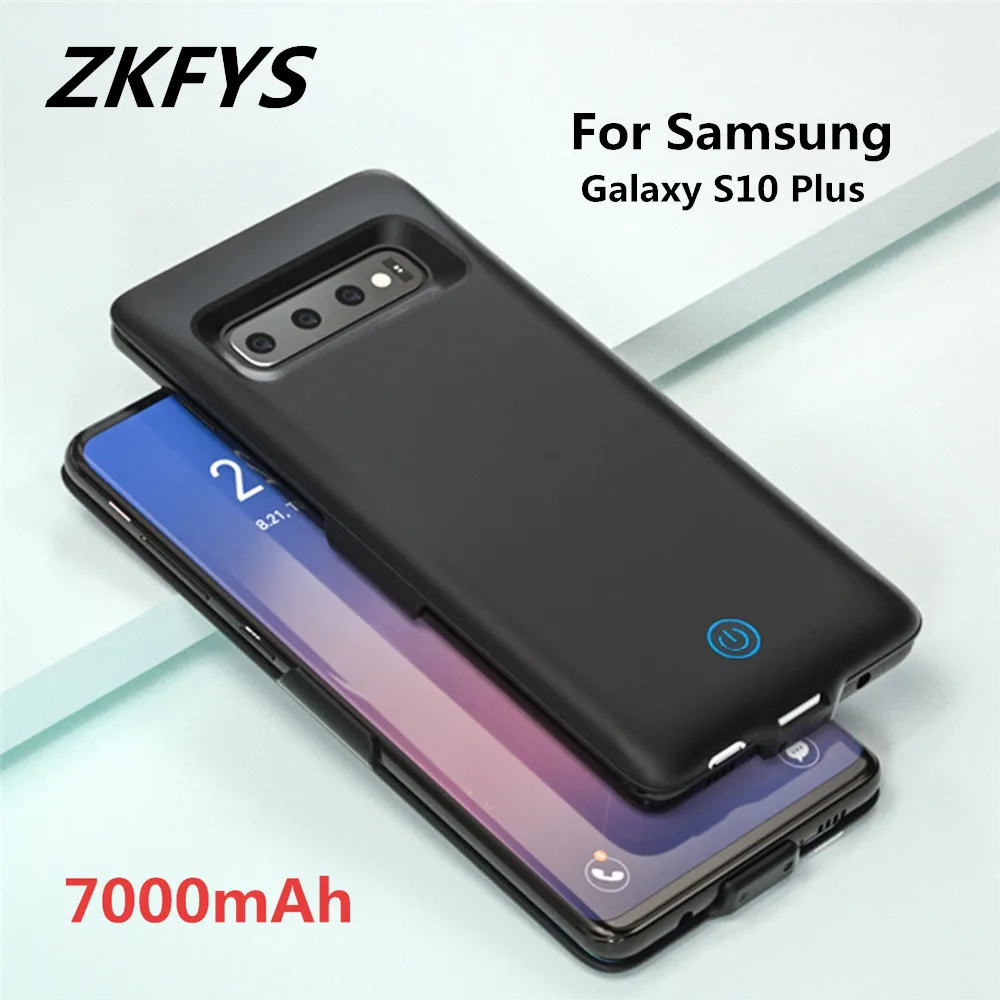 Portable Power Bank Cover For Samsung Galaxy S10 Plus Battery Charger