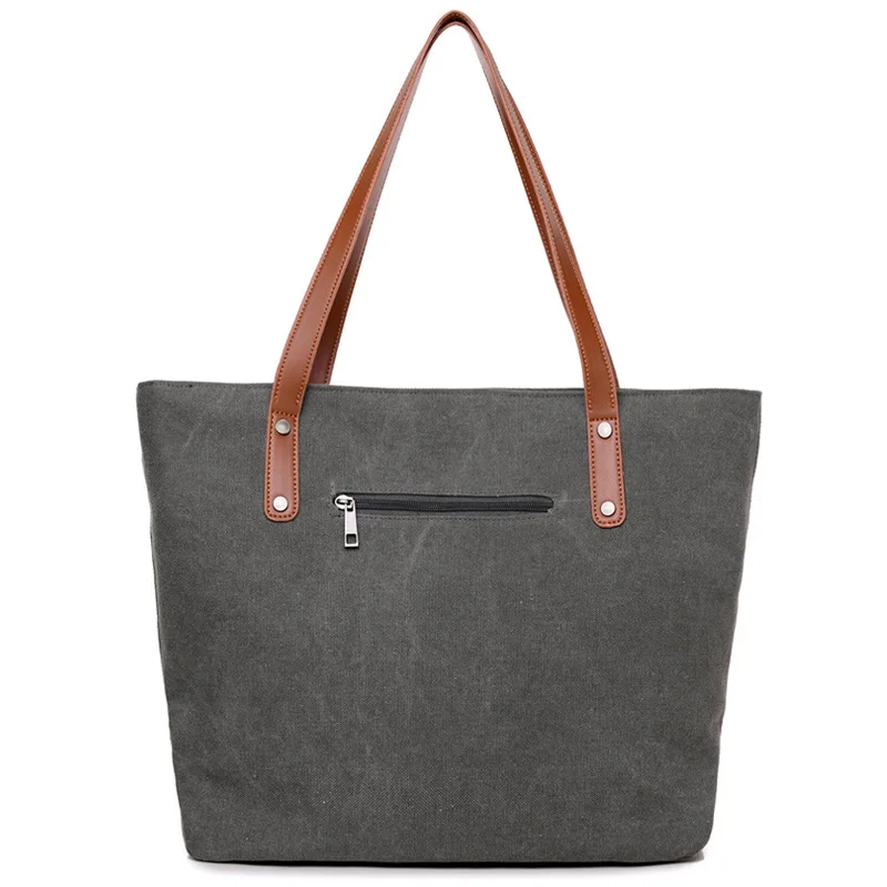 Black Nuovo Della white Sacchetto Spalla Donne Da Bag Canapa Composito 2017 Kvky Capacità brown Viaggio Dell'annata blue Delle Tela Di Shopping Borsa gray Modo Grande Del 1qE5wgC5x