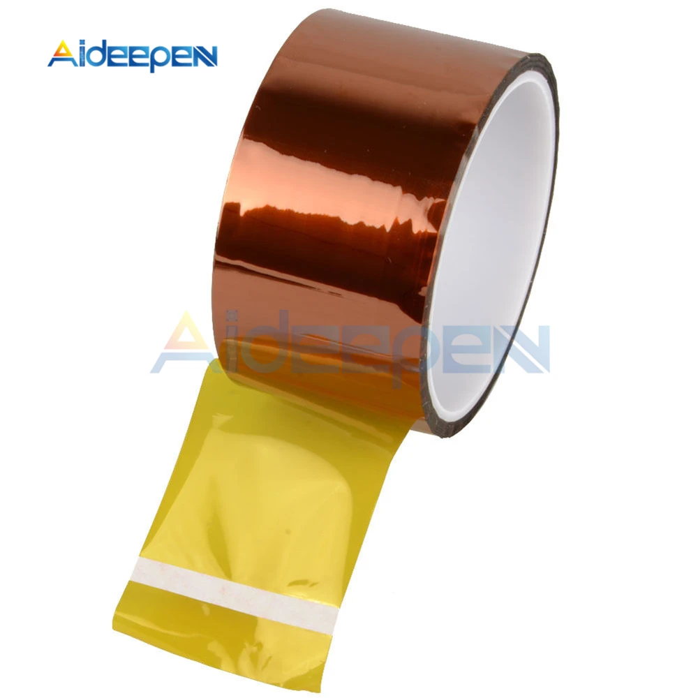 

50mm 5cm 30M High Temperature Polyimide Tape Heat Resistant Insulation Kapton Polyimide Film Adhesive Tape