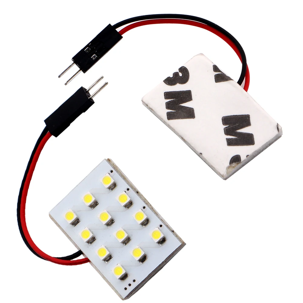 YM E Bright 100 шт. панель 1210 12 SMD 3528 автомобильная светодиодная лампа в