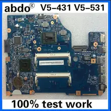 Abdo 11324-1 48.4VM02.011 материнская плата для ноутбука ACER V5-431 V5-531 V5-571 Ноутбук Материнская плата Intel Pentium Процессор HM70 DDR3 тесты работы