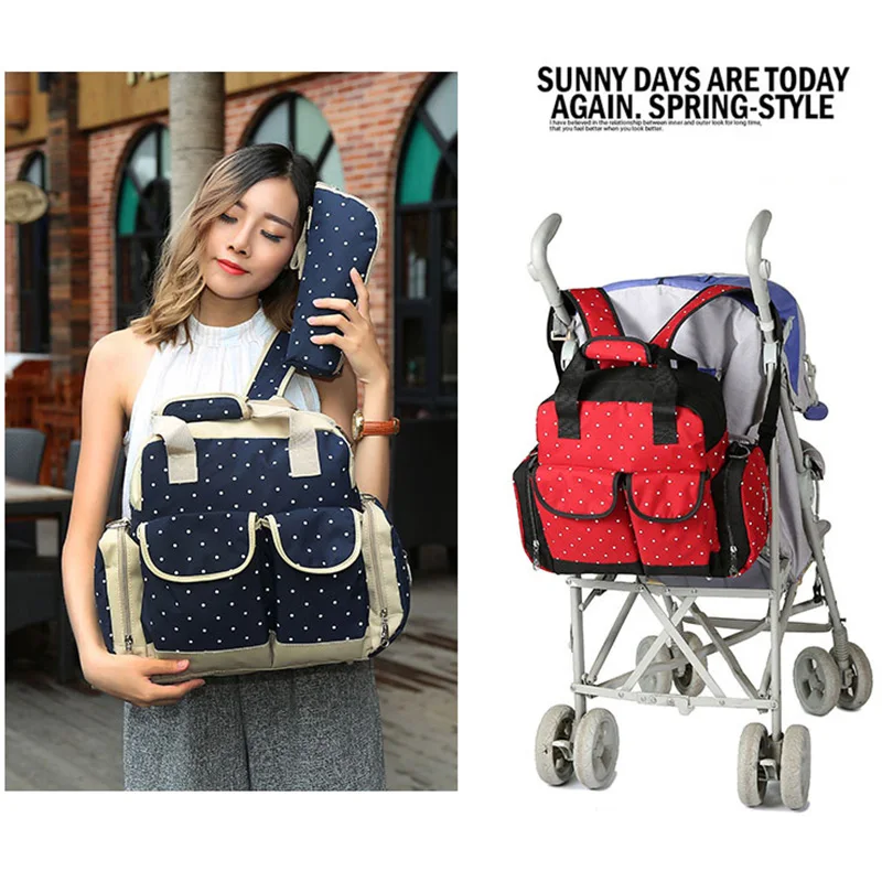 Рюкзак для подгузников вместительный водонепроницаемый 5 шт./компл.|diaper bag large|nappy