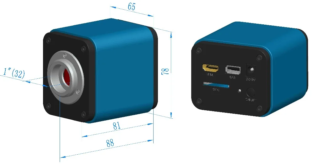 AMDSP 2 м sony IMX185 HDMI WIFI Автофокус камера микроскопа HDMI с IMX185 sony Сенсор