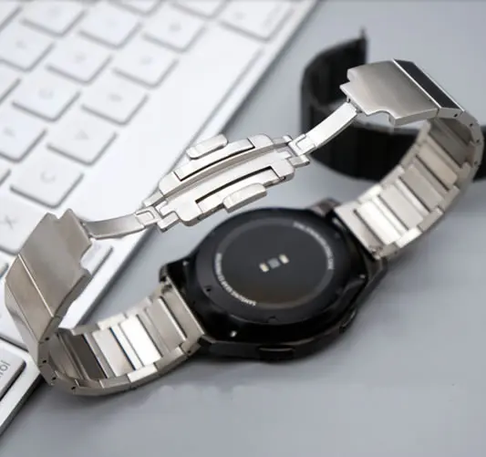 Для samsung gear S3 классический Frontier ремешок на запястье новейший браслет из нержавеющей стали ремешок для часов huawei Watch 2Pro 22 мм ремешок