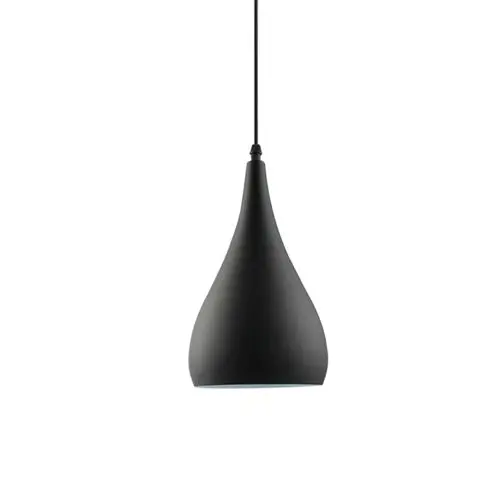 B style black Современный модный светодиодный подвесной светильник, алюминиевый подвесной светильник, абажур для столовой, светильник, подвесной светильник - Цвет корпуса: B style black