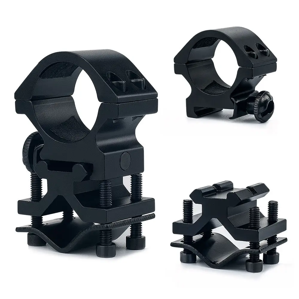 UniqueFire 25.4mm Hunting Optical Sight Bracket Holder Metal Scope Mount Fit For Flashlight To Hunting