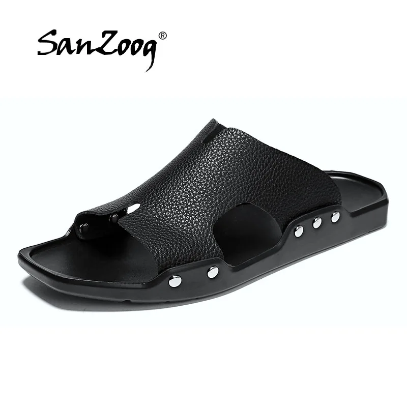 

Men Shoes Solid Flat Bath Slippers Summer Sandals Indoor & Outdoor Slippers Casual Men Non-Slip Flip Flops Beach Shoes