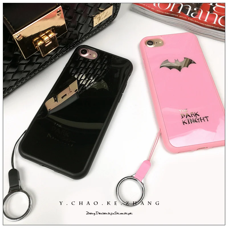 

Marvel Batman case cover for iphone X XS MAX XR 10 8 7 6 6S plus luxury plating soft silicone phone cases 8plus funda coque capa