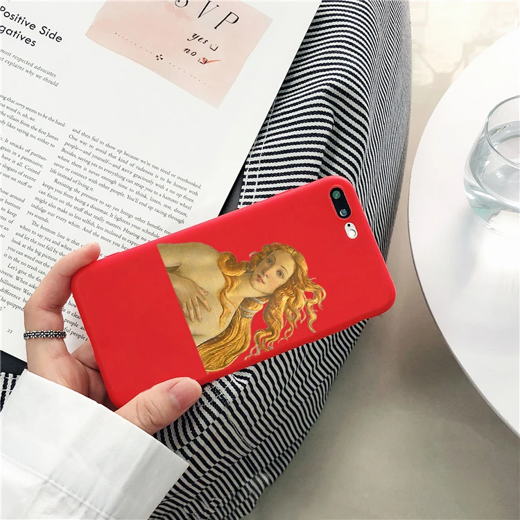 Чехол из ТПУ Sandro Botticelli LaPrimavera Модный чехол ярких цветов для iphone 7 X XS XR 11 11Pro 11ProMax