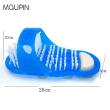 MQUPIN Messar Ванная комната Душ без изгиба средства ухода за кожей стоп кисточки ног тематические товары про рептилий и земноводных щетиной тапочк