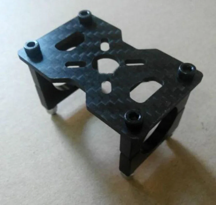 

Yuenhoang 2Set/lot 16/20/22/25/30mm Tubes Clip 3K Carbon Fiber Plate Board Motor Mount Holder Base Quadcopter Drones Hexacopter