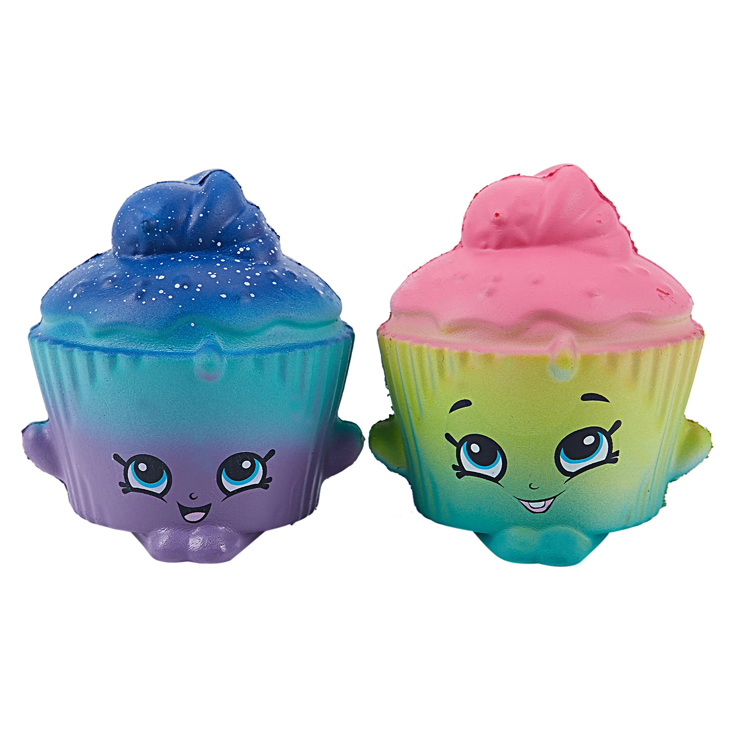 

2pcs/Set Kawaii Squishy Jumbo Cake Squeeze Toys Slow Rising Galaxy Chocolate Rainbow Scented Super Soft Stress Release Meatbal