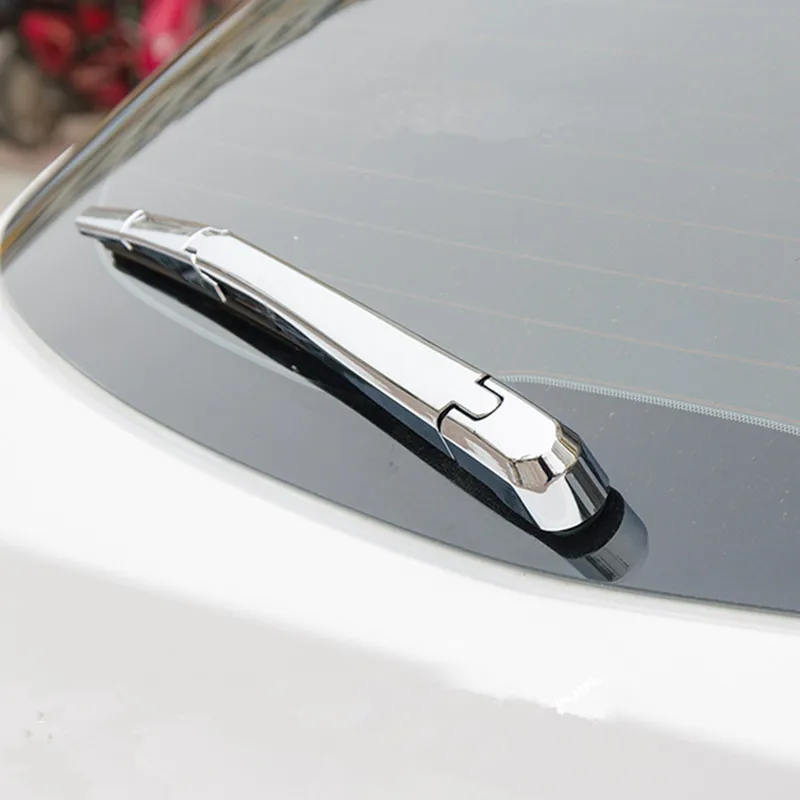 CX-5 Windscreen Wipers Cover Rear Window Rain Wiper Cover Trim ABS Chrome For MAZDA CX-5 2017 2018 CX-5 Windscreen Wipers Cover Rear Window Rain Wiper Cover Trim ABS Chrome For MAZDA CX-5 2017 2018