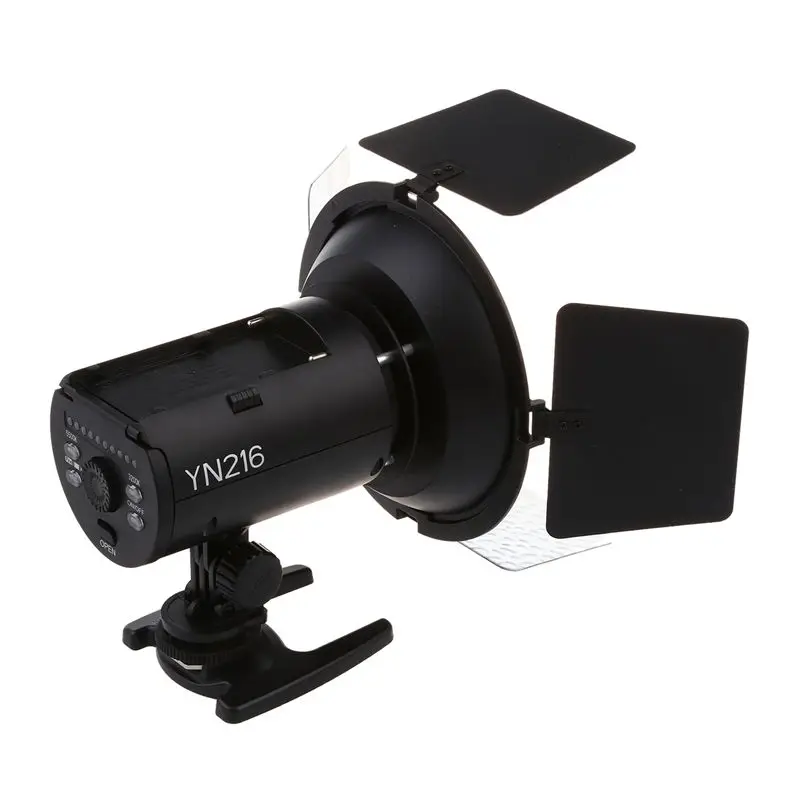  ABHU-YONGNUO YN216 3200K-5500K LED Video Light Camera Shoot with 4 Color Plates for Canon Nikon DSL