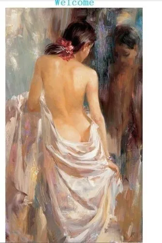 

Exquisite 100% handmade Oil Painting wall nude women decorate