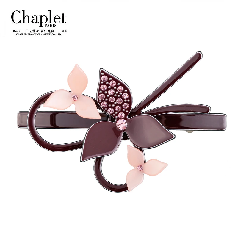 Chaplet 2016 New High Quality Flower Hair Accessories Barrettes Contrast Girls Hair Clip Korea Design Hair