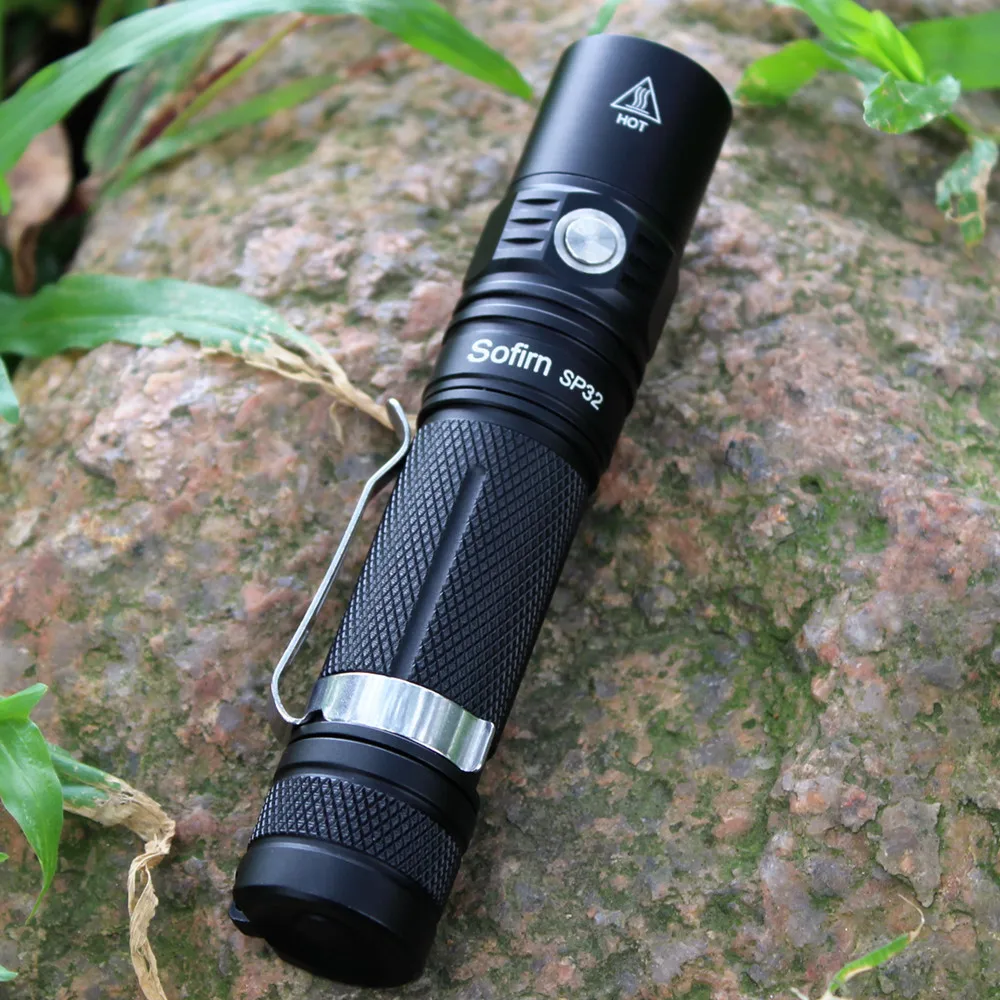 Портативный светодиодный фонарик Sofirn SP32 18650 Cree XPL2 лм с 6 режимами тактическая