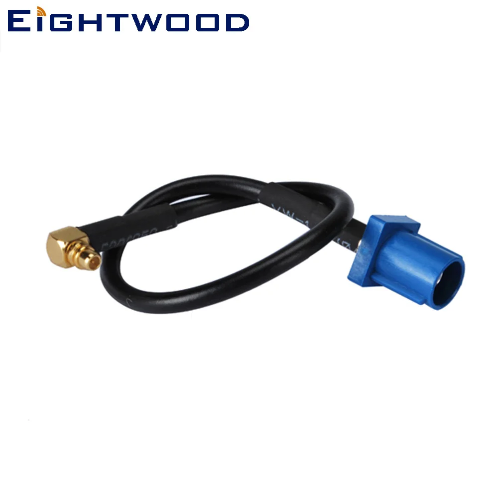 

Eightwood Car Bluetooth GPS Antenna Adapter Cable Fakra C Male Straight to MMCX Male Right Angle Pigtail RG174 15cm Customizable