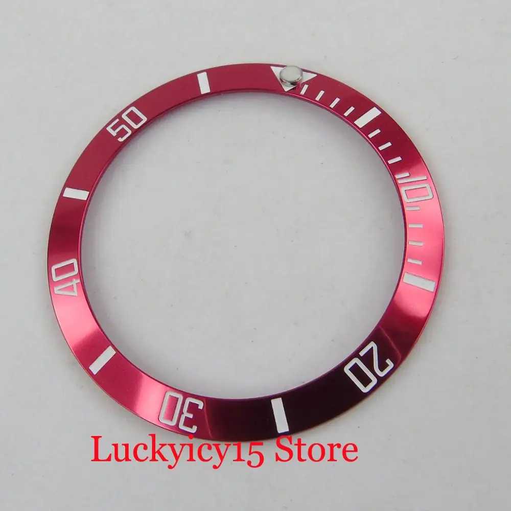 БЕЗЕЛЬ для наручных часов из алюминиевого сплава кольцо 38 мм подходит для 40 мм автоматические мужские часы
