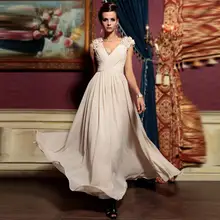 Обнаженная цвет V-образным Вырезом дизайн длинный вечернее платье cap рукавом вечернее платье девушки бальные платья Выпускные Платья