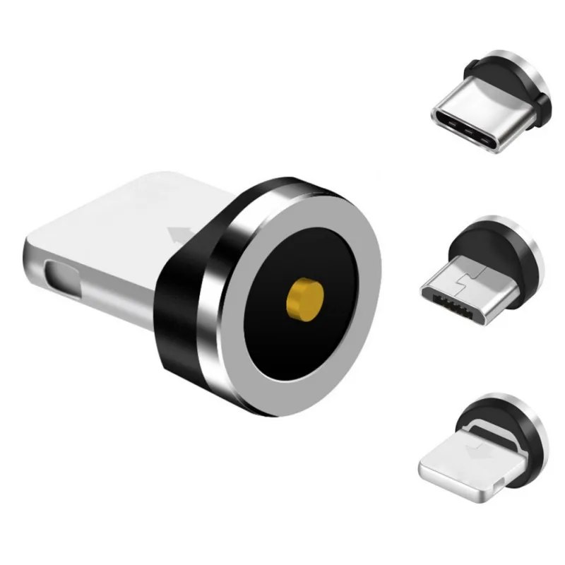 Светодиодный светильник-индикатор, магнитный кабель питания, зарядный кабель Micro USB/IOS/type-C, штекер для магнитного кабеля