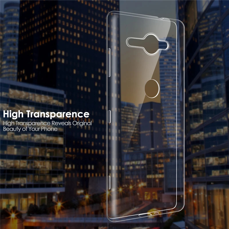 Qosea-For-Sony-Xperia-XZ2-Compact-Case-Transparent-Slim-Silicone-Soft-TPU-For-Sony-Xperia-XZ2