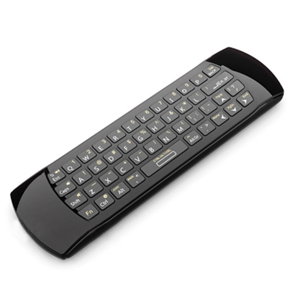 

GRWIBEOU 2.4 Ghz Fly Air Mouse Remote Control Keyboard Mini Rechargeable Wireless Keyboard for Samsung Smart TV Android TV Box