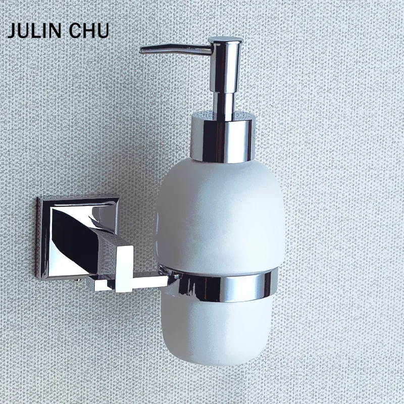 Buy Liquid Soap Dispenser Chrome Wall Mounted Brass