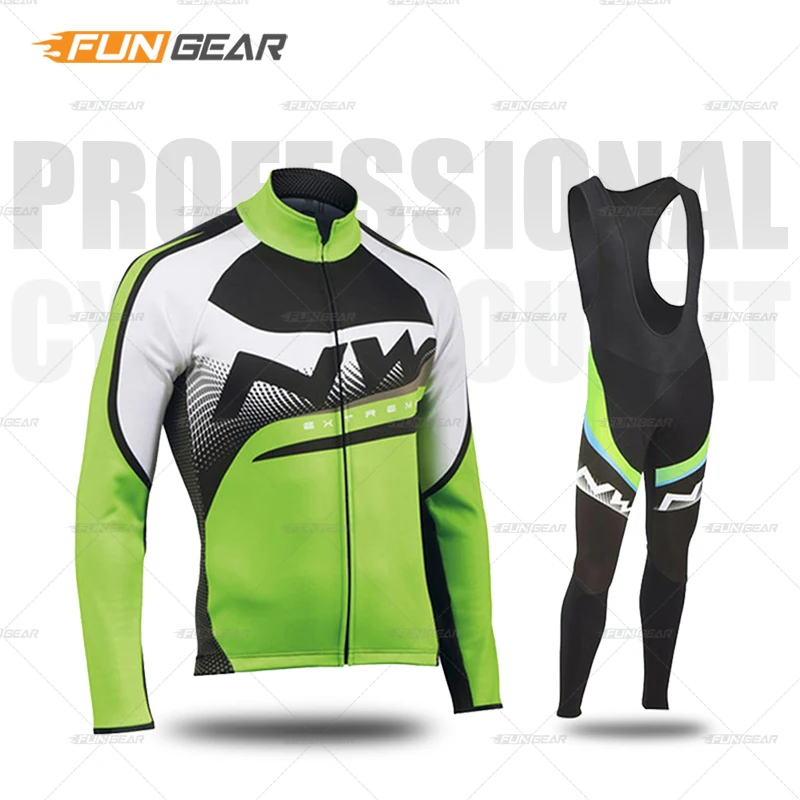 

Pro Team Cycling Jersey Set Long Sleeve clothes Autumn MTB Bicycle Clothing Outdoor Breathable Racing Bike Sportswear Quick Dry